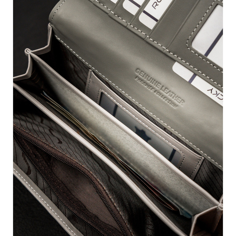 Leather wallet 4U CAVALDI PN27-FL-BL-MULTI