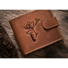 Leather wallet RFID ALWAYS WILD N992L-CHM-DEER-BL CO