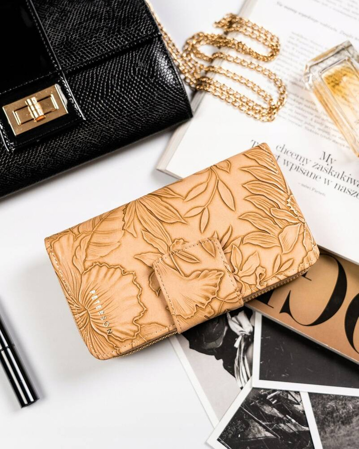 Leatherette wallet RFID PETERSON PTN 008-FL