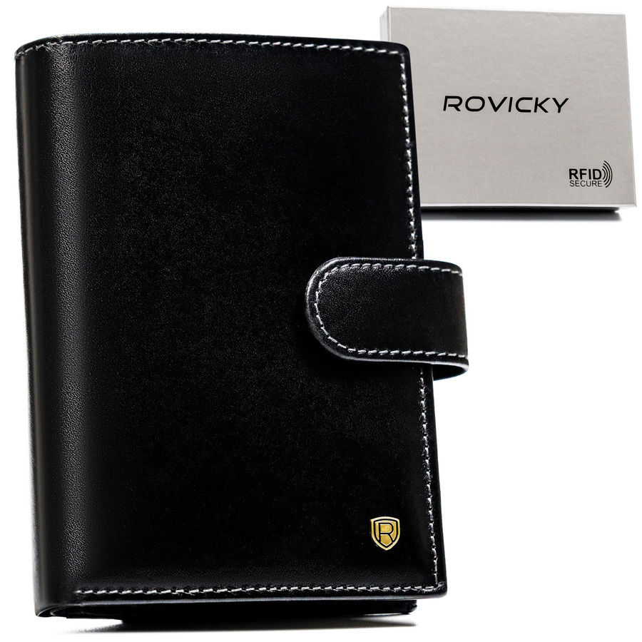 Leather wallet RFID ROVICKY N74L-RVT