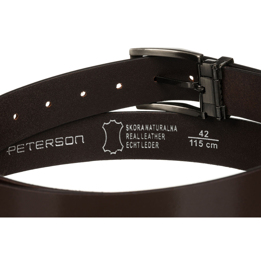 Leather belt PETERSON PTN LTP-TEX