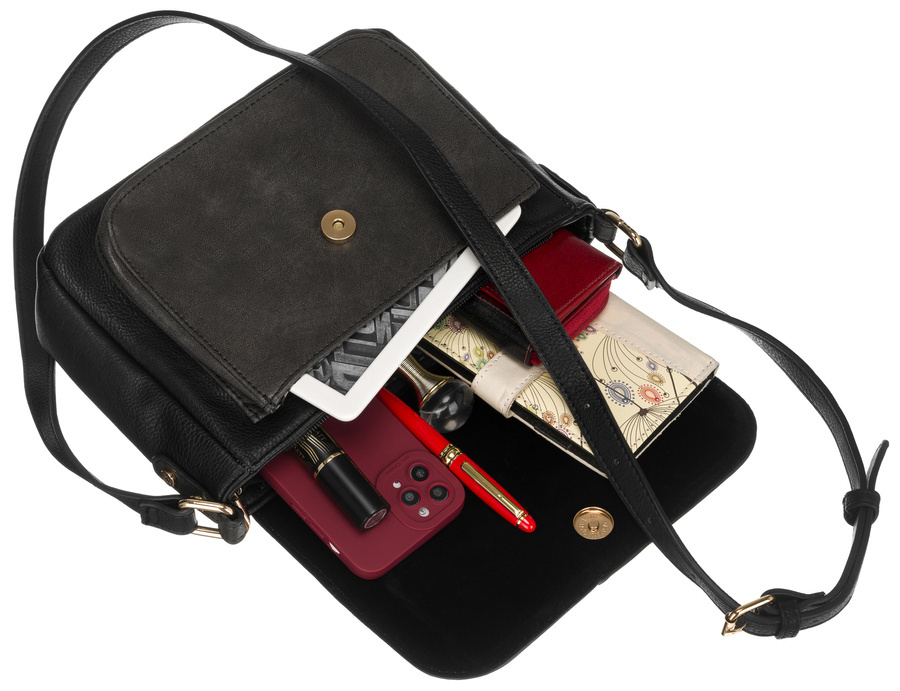 Leatherette bag LULUCASTAGNETTE OLYMPE