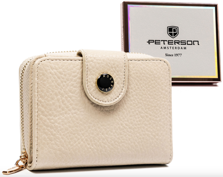 Leatherette wallet RFID PETERSON PTN 014-HRH
