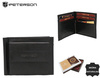 Leather wallet RFID PETERSON PTN RD-250-GCL