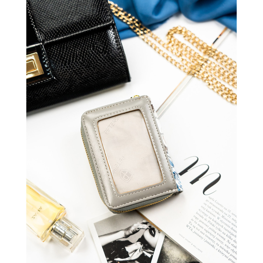 Leather wallet RFID PETERSON PTN PH33-LFL