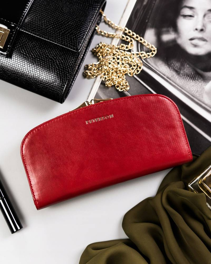 Leather's wallet RFID PETERSON PTN 42123-SG