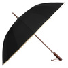 Duży, elegancki parasol rządowy w czarnym kolorze - Peterson