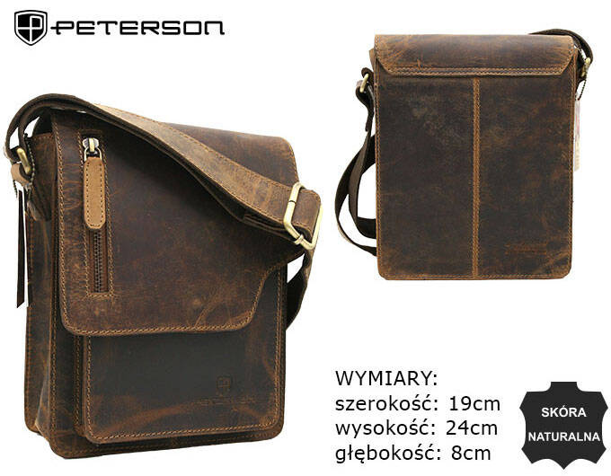 Leather bag PETERSON PTN PETE-HTT