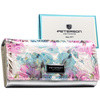 Leather+leatherette wallet RFID PETERSON PTN PX24-1-NPK