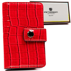 Leatherette wallet RFID PETERSON PTN 002-DS