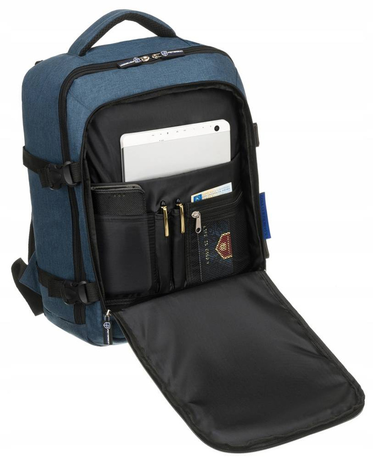 Polyester bagpack PETERSON PTN GPL-01-T