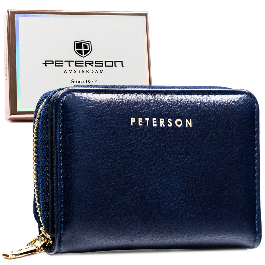 Leatherette wallet RFID PETERSON PTN 010-HF