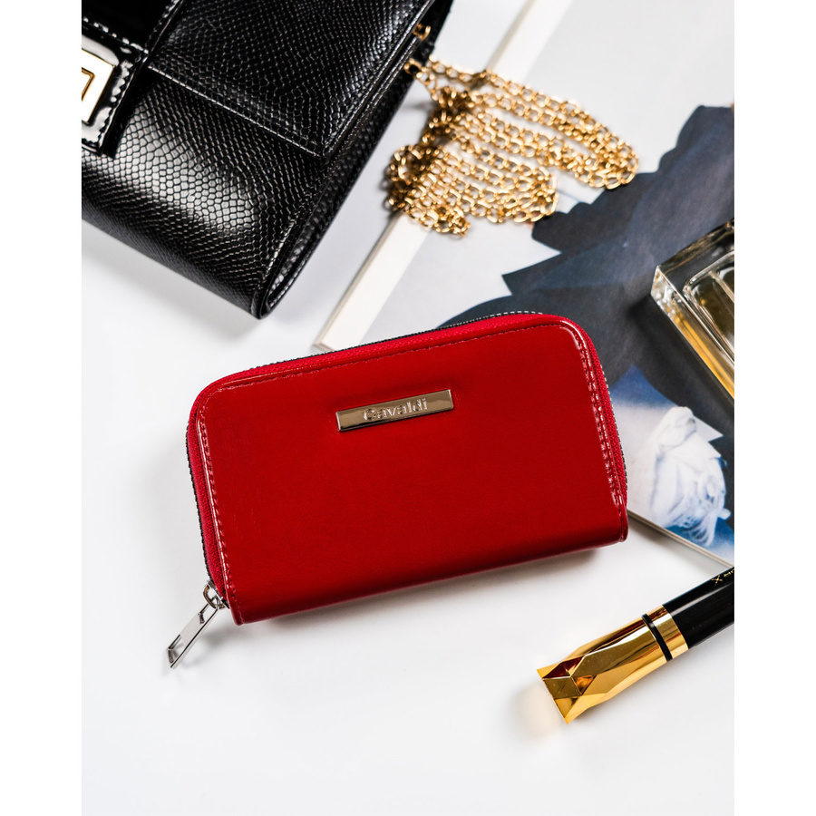 Leatherette wallet 4U CAVALDI ABT-02-BL