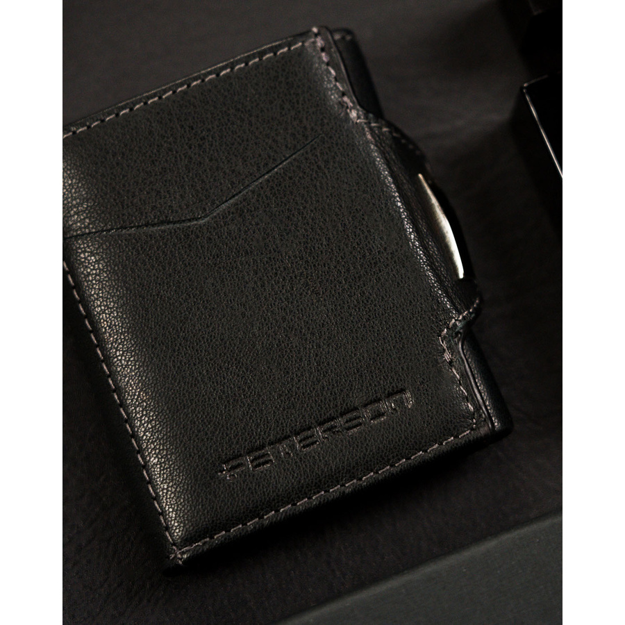 Leather wallet RFID PETERSON PTN W882-CF