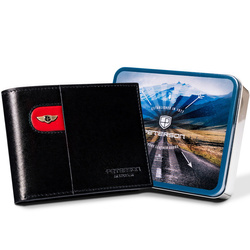 Leather wallet RFID PETERSON PTN 22304-VT-E