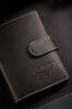 Leather wallet RFID BUFFALO WILD MR-04L-BAW-BL
