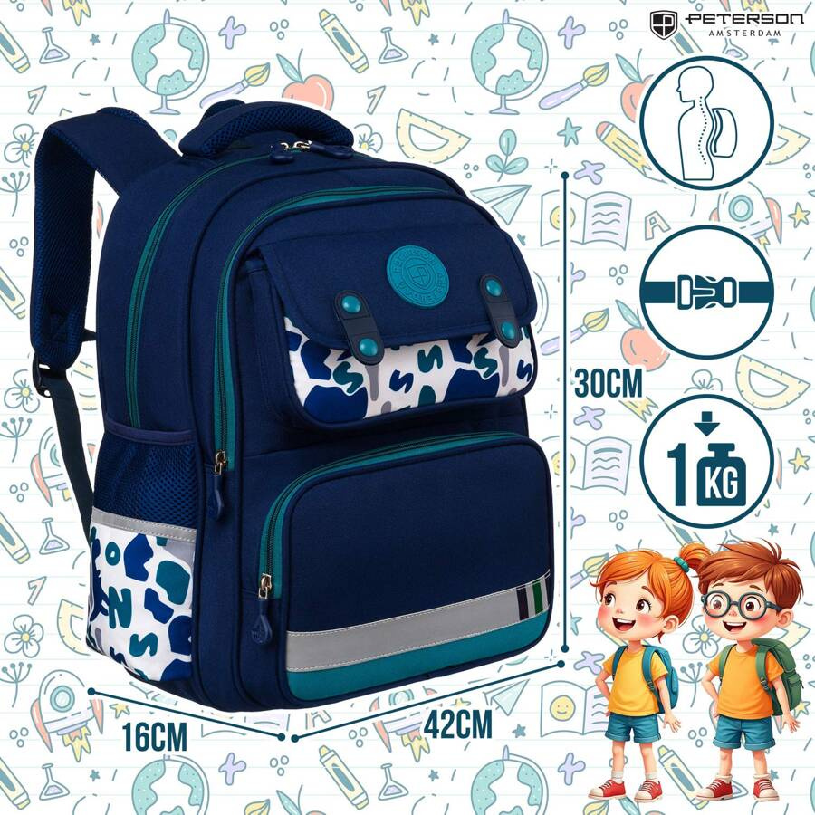 Polyester bagpack PETERSON PTN PS2