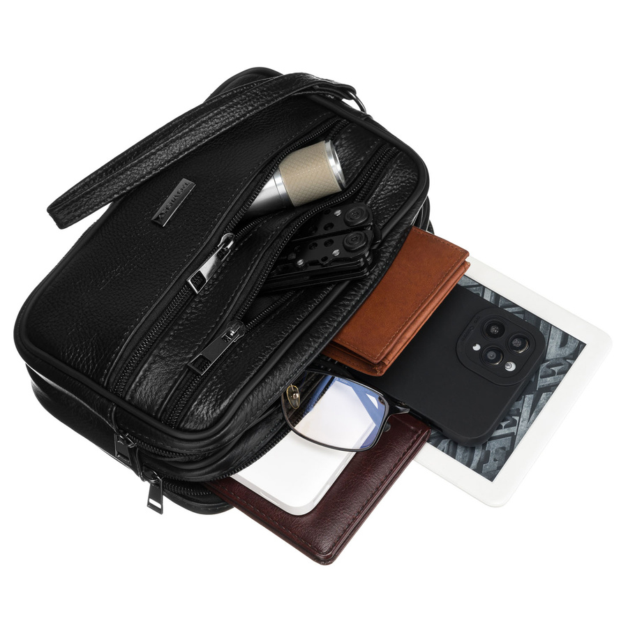Leather bumbag ROVICKY R-13210-2112