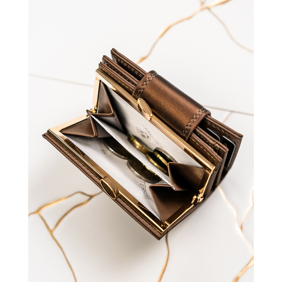 Leather wallet RFID PETERSON PTN PS329-HNL