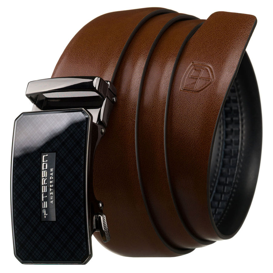 Leather belt PETERSON PTN A015
