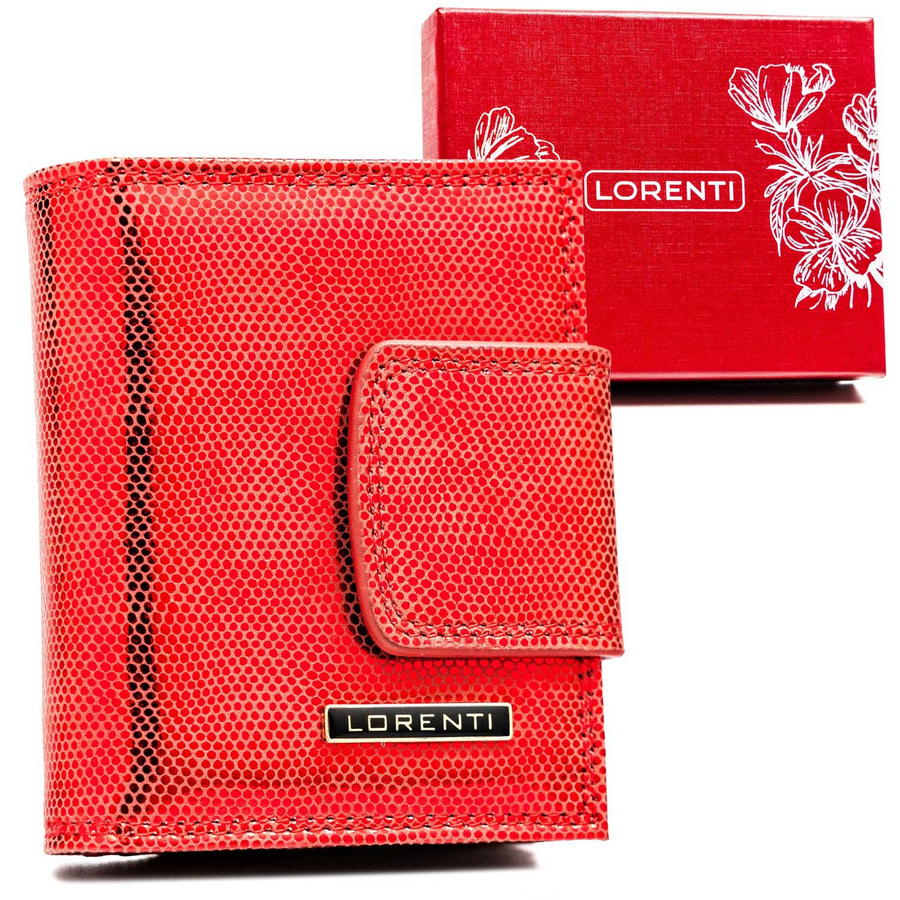 Leather wallet RFID LORENTI 42329-CEK