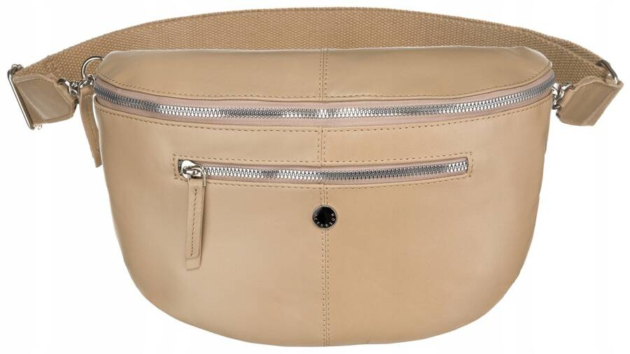 Leather bumbag PETERSON PTN NER-374-SNC