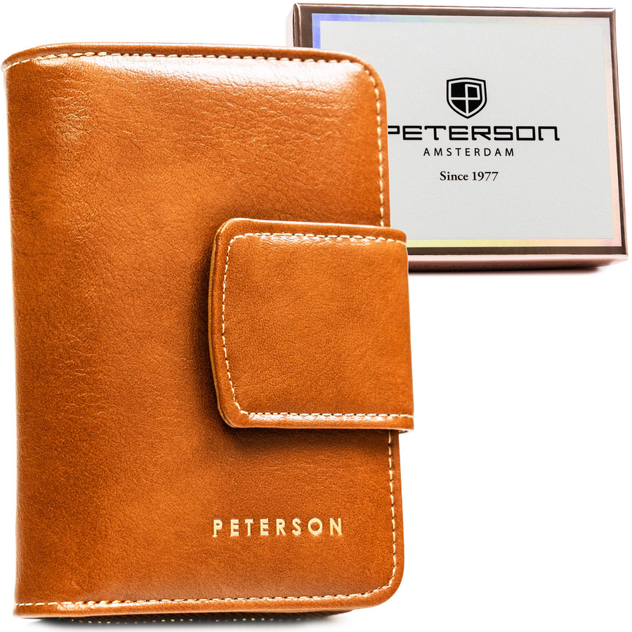 Leatherette wallet RFID PETERSON PTN 009-HF