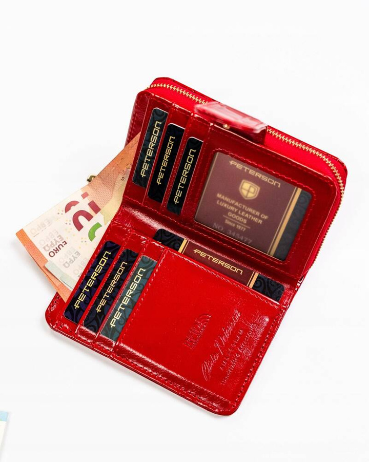  Leatherette wallet RFID PETERSON PTN 009-DS