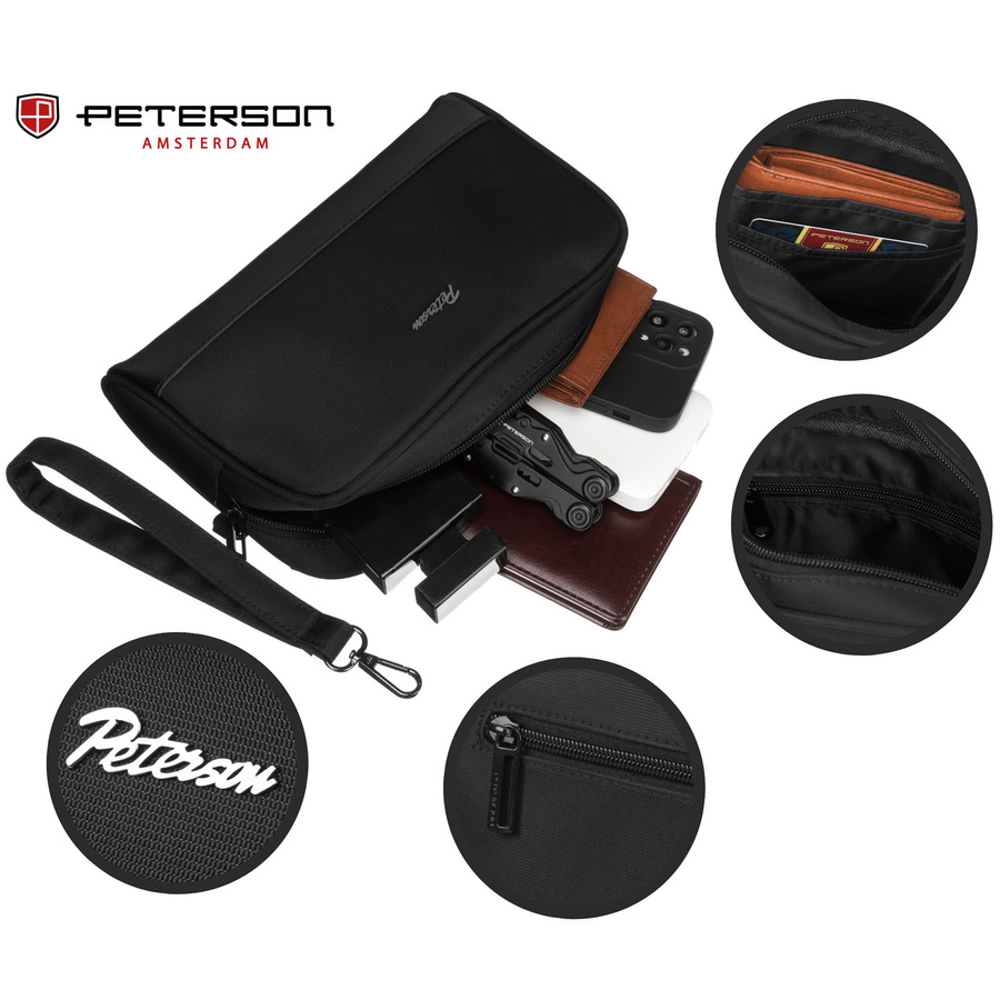 Synthetic bumbag PETERSON PTN SAS-01