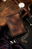 Leather wallet RFID PETERSON PTN N4C-VIN-S