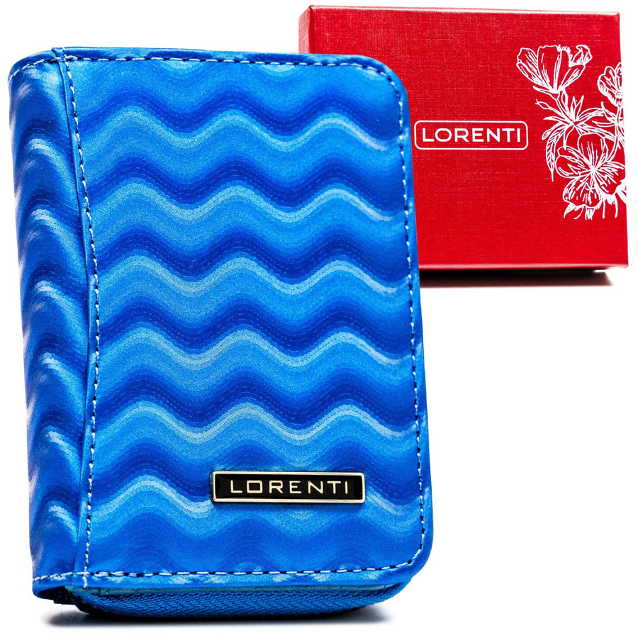 Leather wallet RFID LORENTI 5157-WAV