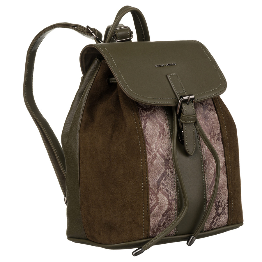 Leatherette bagpack DAVID JONES 6885-2