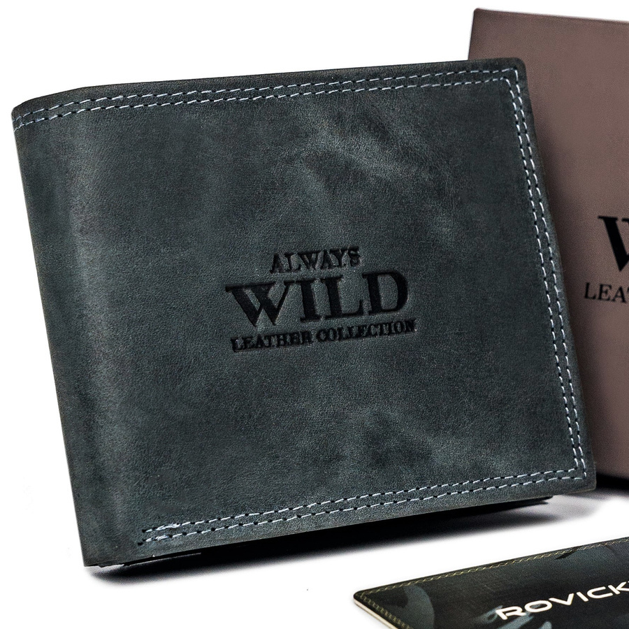 Leather men wallet ALWAYS WILD N992-P-CHM