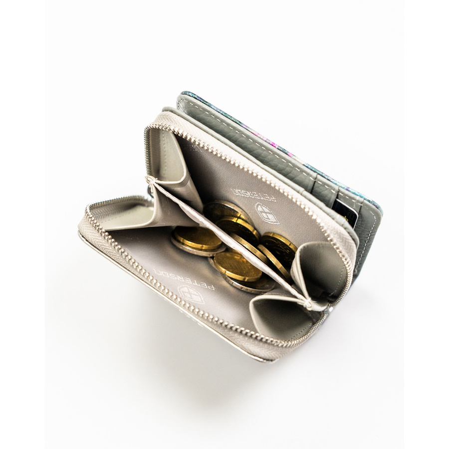 Leather+leatherette wallet RFID PETERSON PTN PX33-1-NPK