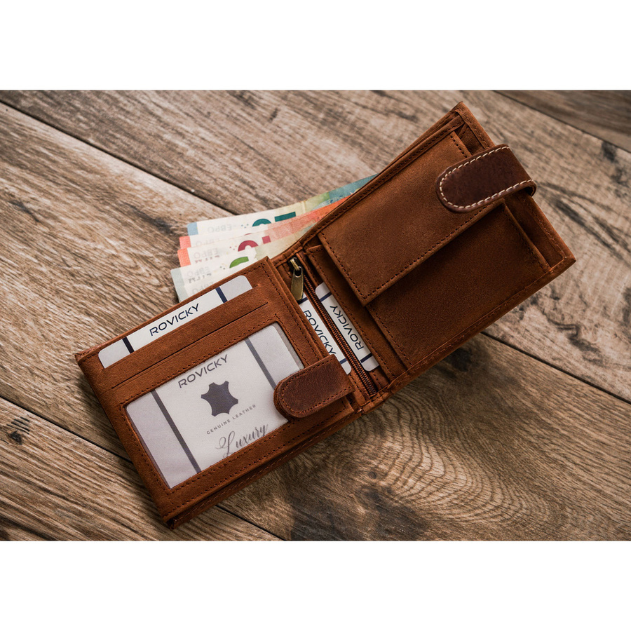 Leather wallet RFID ALWAYS WILD N992L-CHM-DOG-2