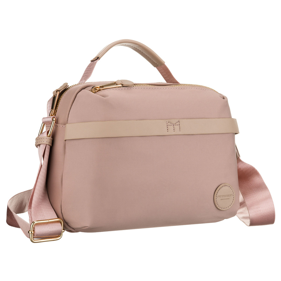 Dámska ružová nylonová listová kabelka – praktická elegancia na každý deň