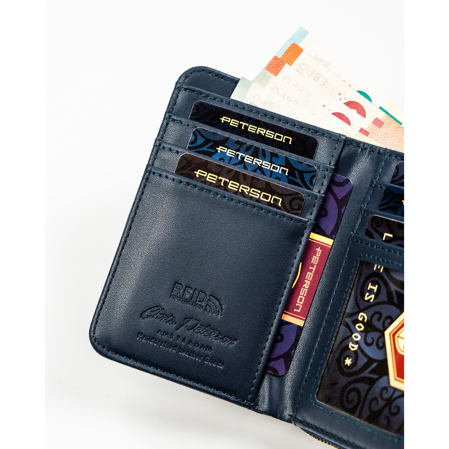 Leatherette wallet RFID PETERSON PTN 009-HF