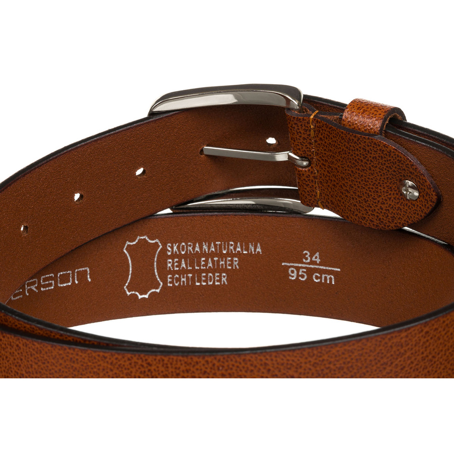 Leather belt PETERSON PTN LTP-TWT