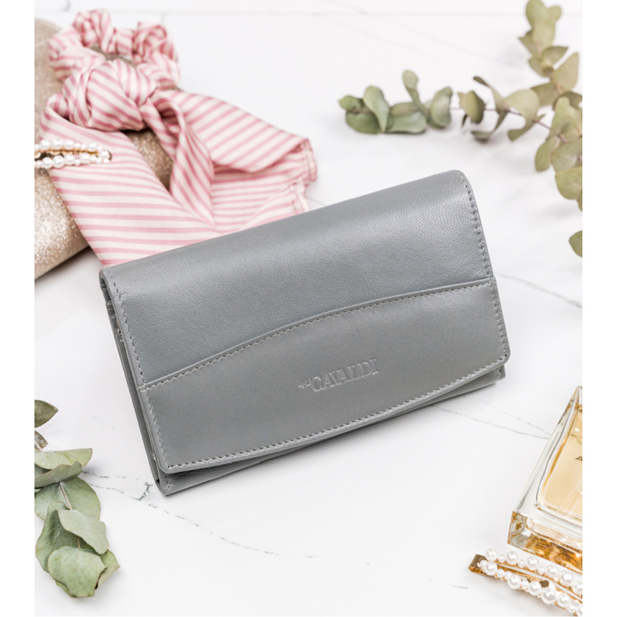 Leather wallet RFID 4U CAVALDI RD-06-GCL