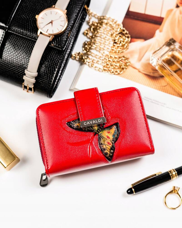 Leather & leatherette wallet RFID 4U CAVALDI  PN31-BT