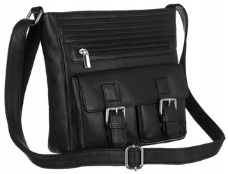 Leather messenger bag 525-SPN