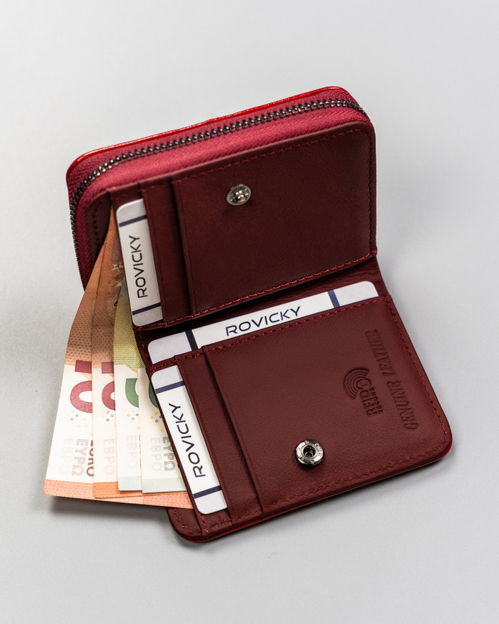 Leather & leatherette wallet RFID ROVICKY RPX-33-ML