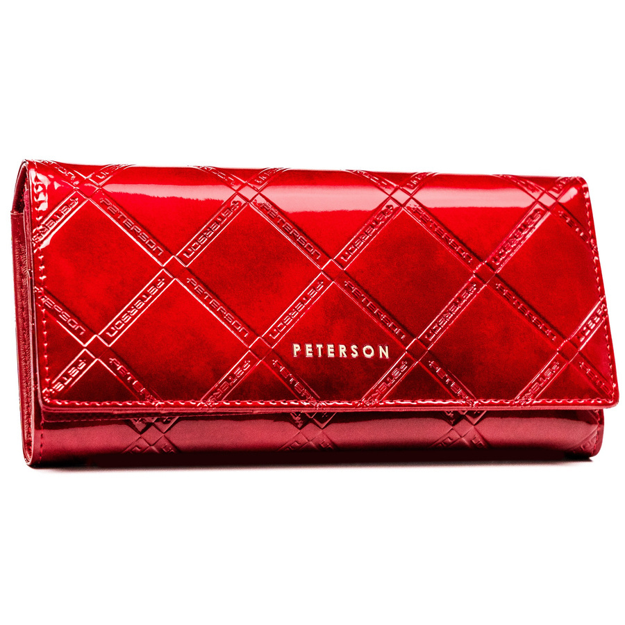 Leather wallet RFID PETERSON PTN 72401-PLT