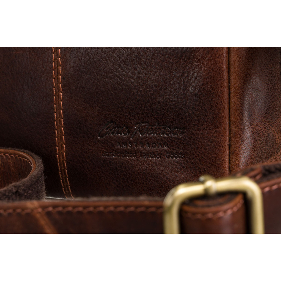 Leather bag PETERSON PTN TB-8020-WAX