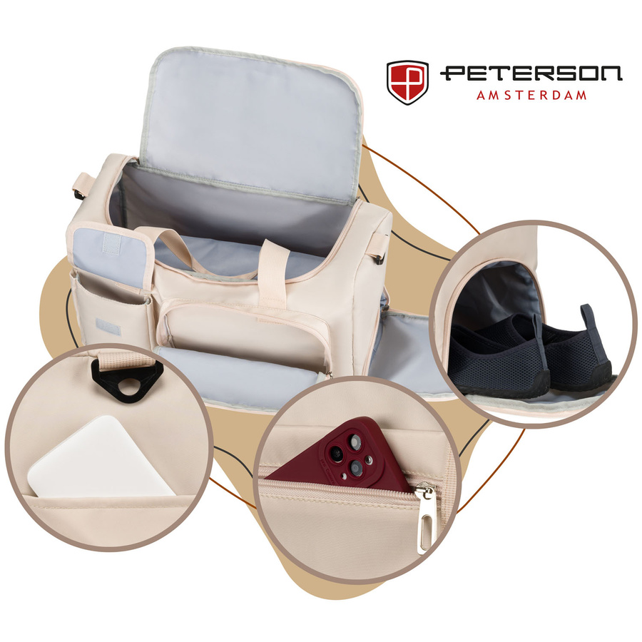 Polyester travel bag PETERSON PTN 23032