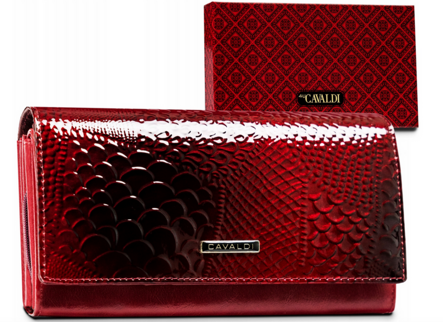 Leather & leatherette wallet 4U CAVALDI PN28-RSP