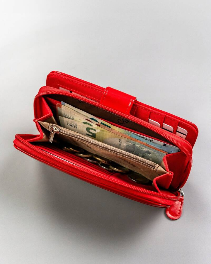 Leatherette wallet 4U CAVALDI N118-APU-BL