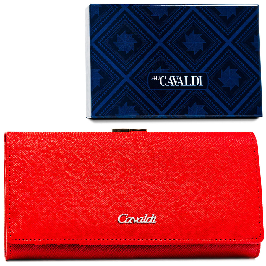 Leatherette wallet RFID 4U CAVALDI GD24-FO-SFK