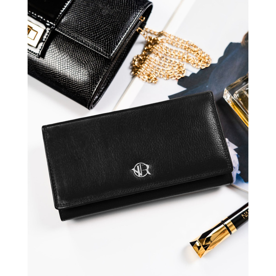 Leather wallet RFID ROVICKY R-D1521-NCD-BL