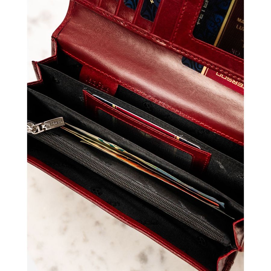 Leather wallet RFID PETERSON PTN 1680177-TVT